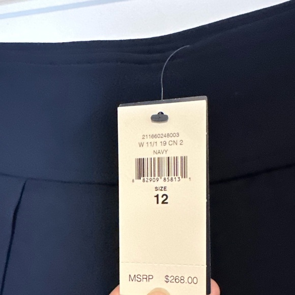 POLO RALPH LAUREN Wide Leg Stretch Pant Casual Pants Crepe High Waist Size 12 - Picture 3 of 6